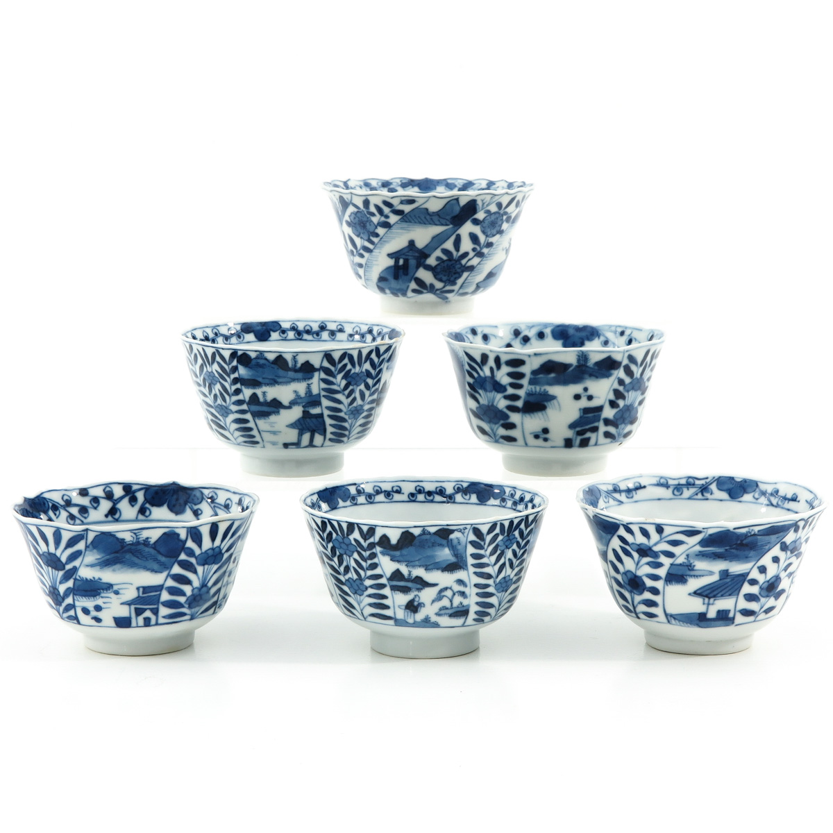 A Set of 6 Cups and Saucers - Image 2 of 10