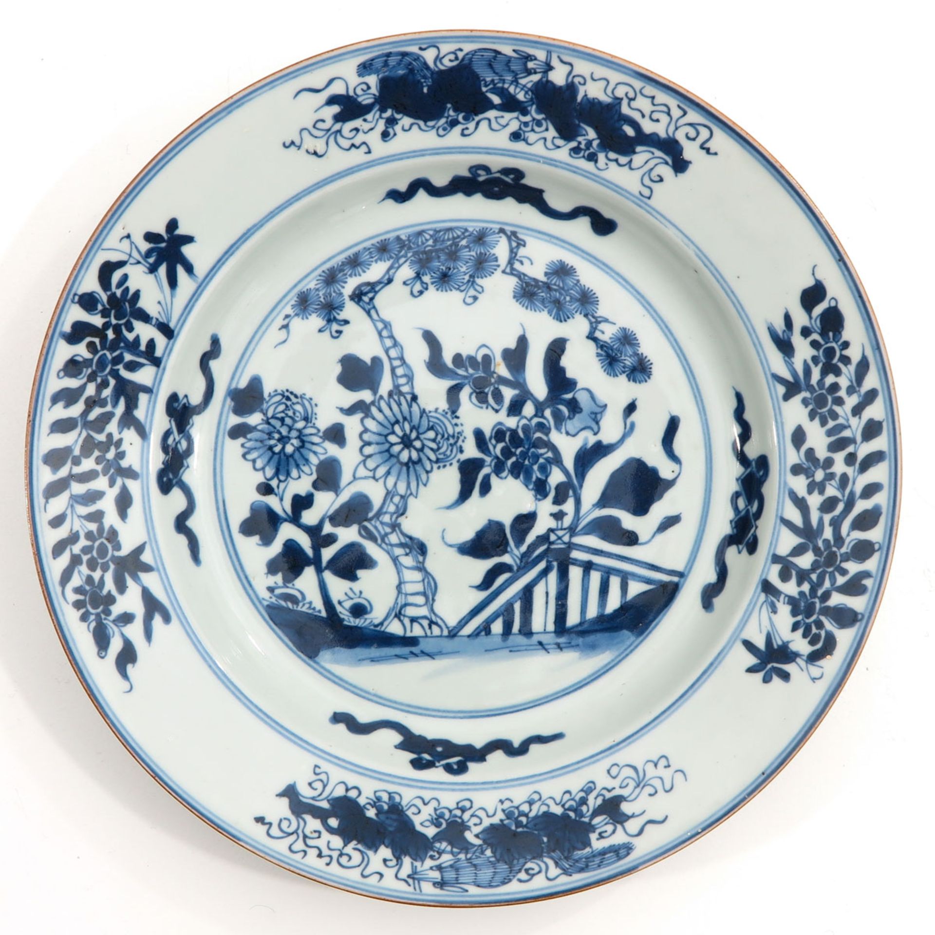 A Collectin of 3 Blue and White Plates - Bild 5 aus 10