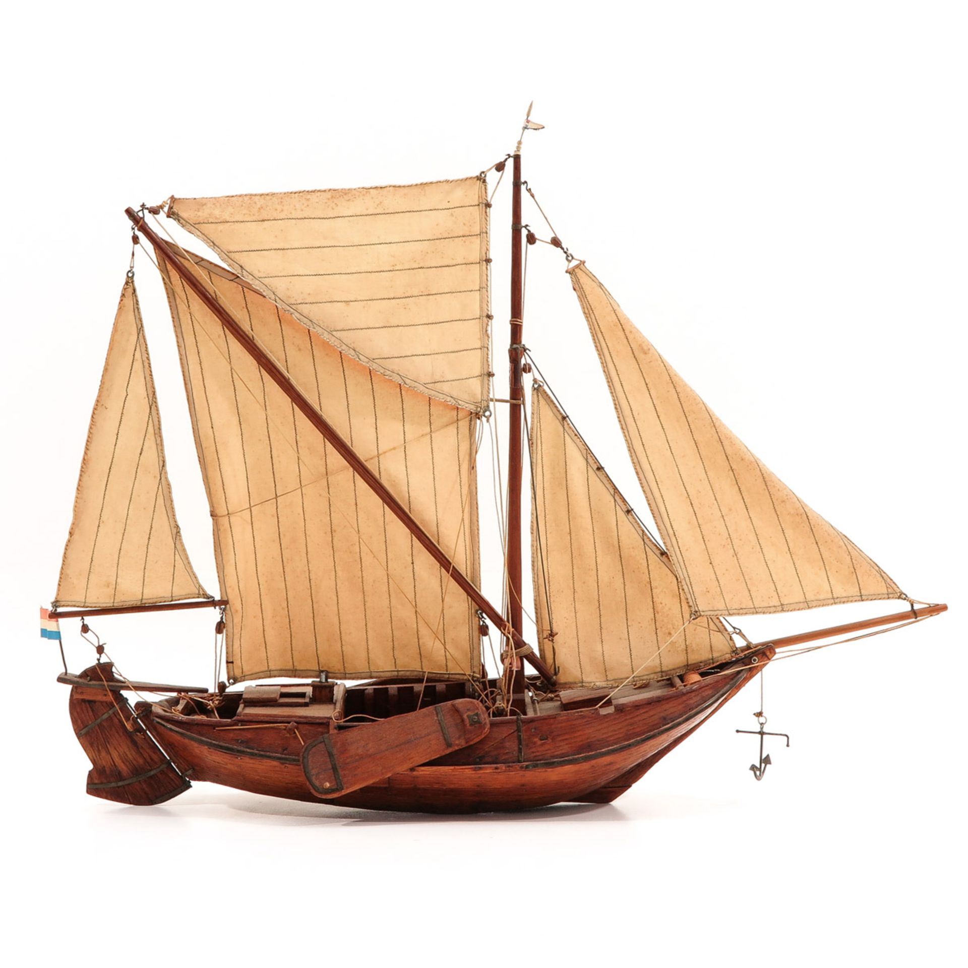A Lot of 4 Wood Ship Models - Bild 5 aus 9