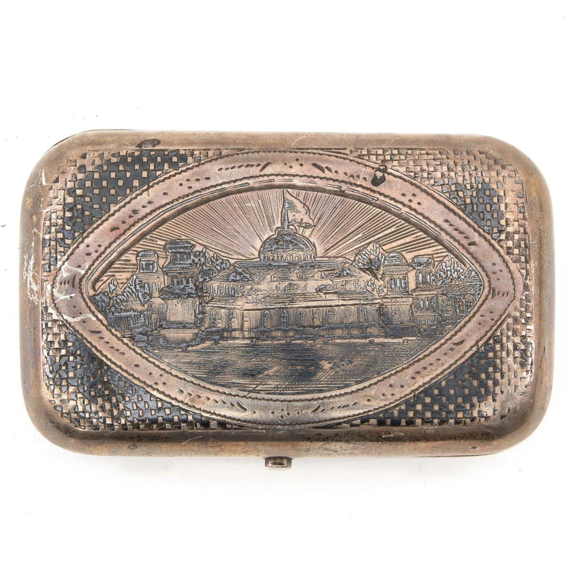 A Russian Silver Snuff Box - Bild 3 aus 6