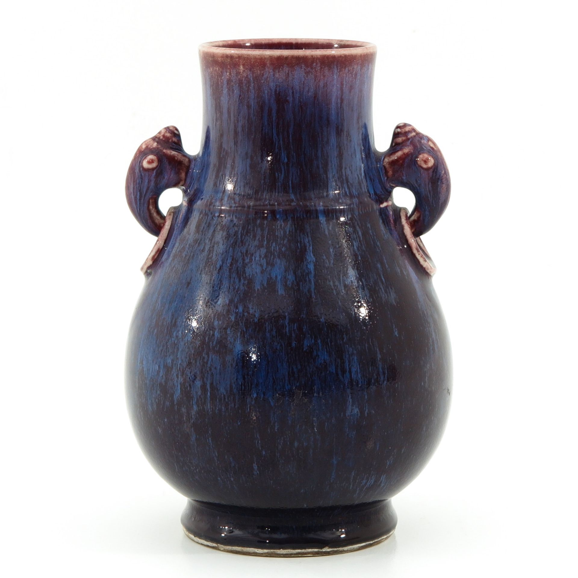 A Purple Glaze Vase