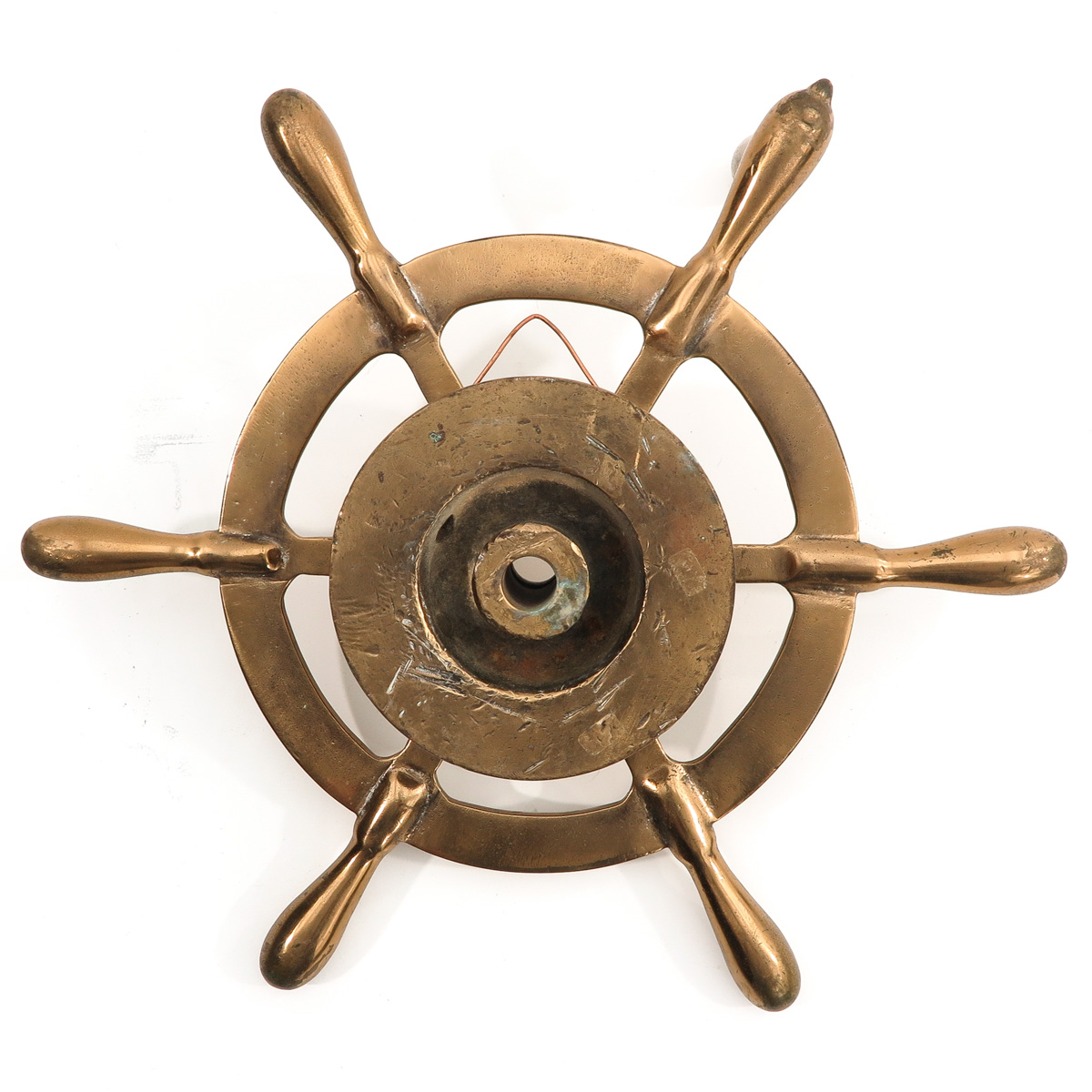 A Brass Steering Wheel - Image 2 of 5