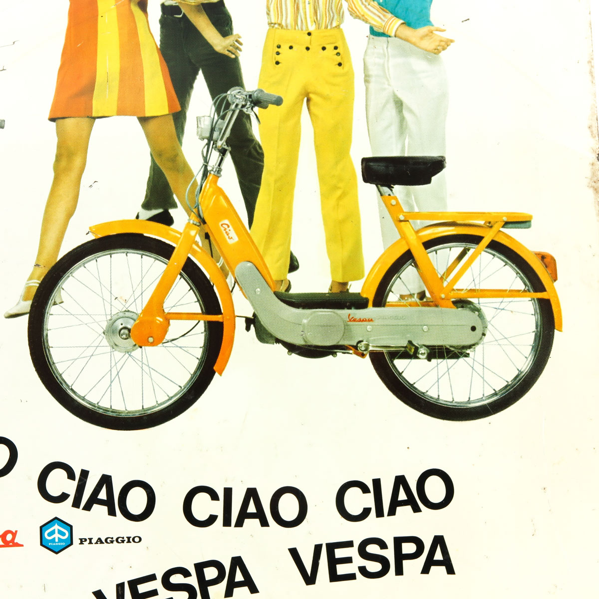 A Enamel Vespa Sign - Image 5 of 7