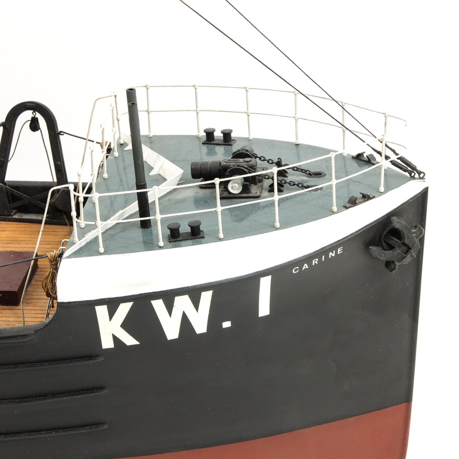 A Wood and Plastic Model Ship - Bild 7 aus 7