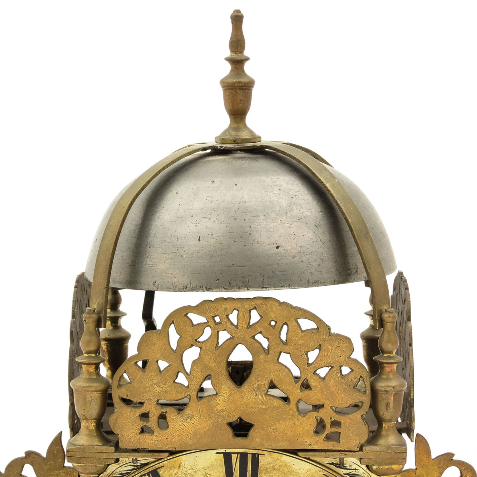 An English Wing Lantern Clock - Image 6 of 6