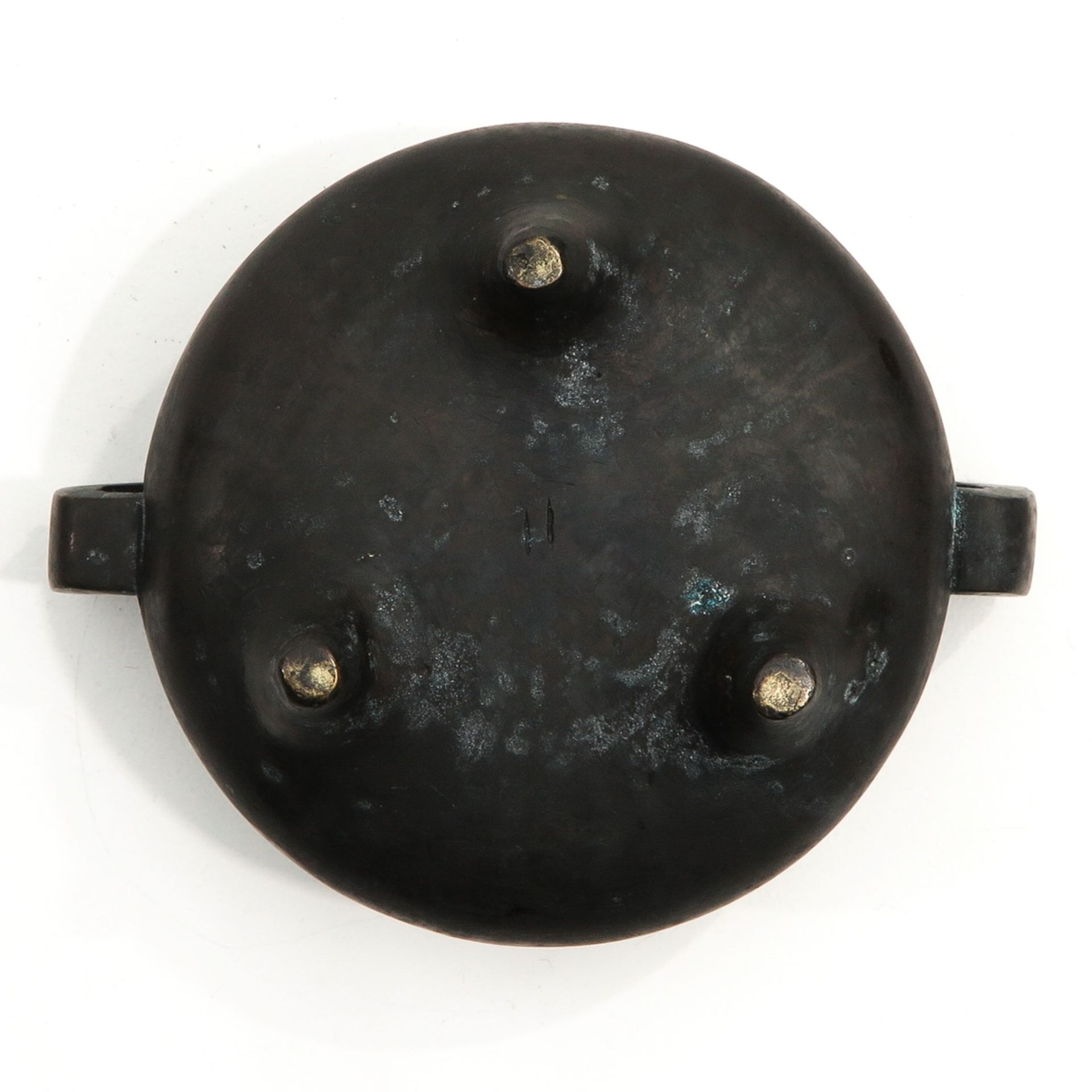 A Bronze Tripod Censer - Bild 6 aus 9