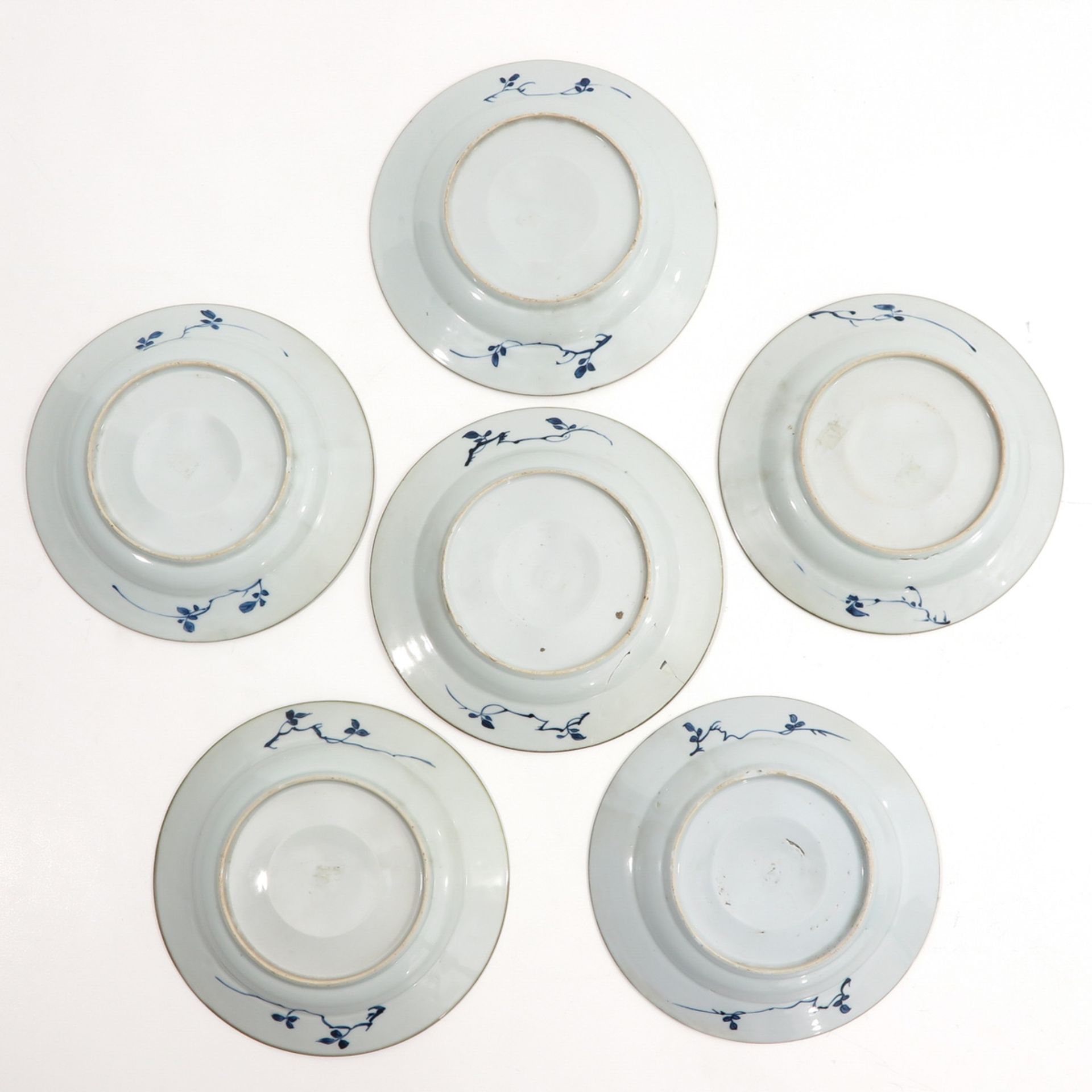 A Series of 6 Blue and White Plates - Image 2 of 10