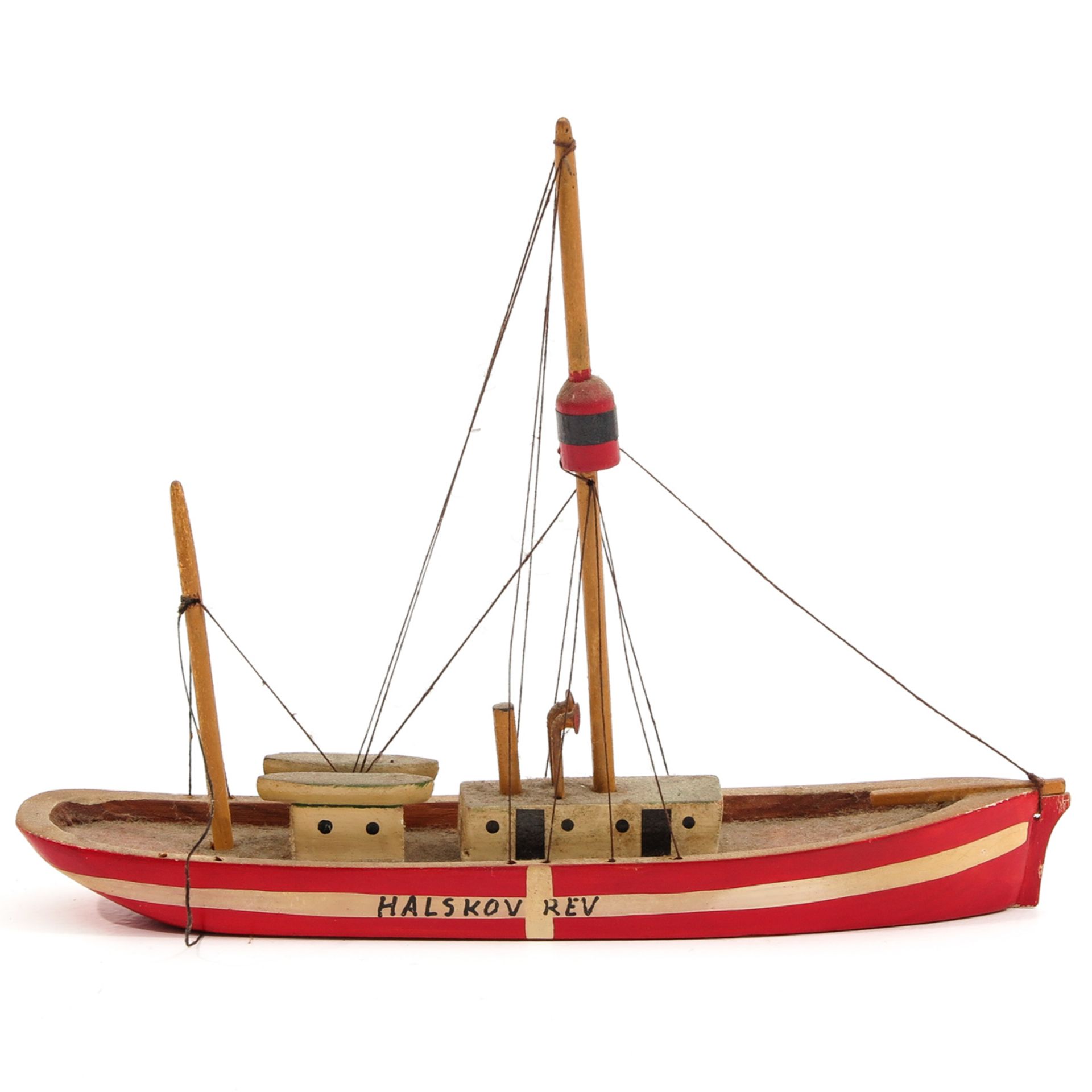 A Lot of 4 Wood Ship Models - Bild 9 aus 9