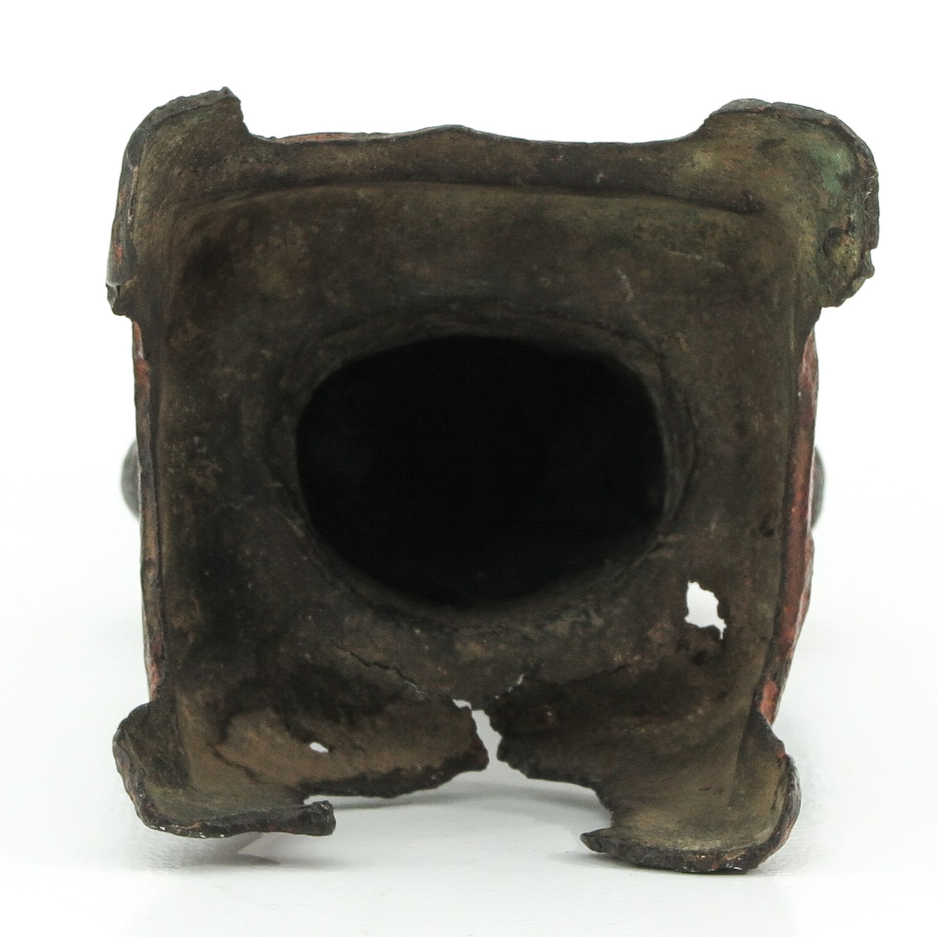 A Bronze Ming Sculpture - Bild 6 aus 10