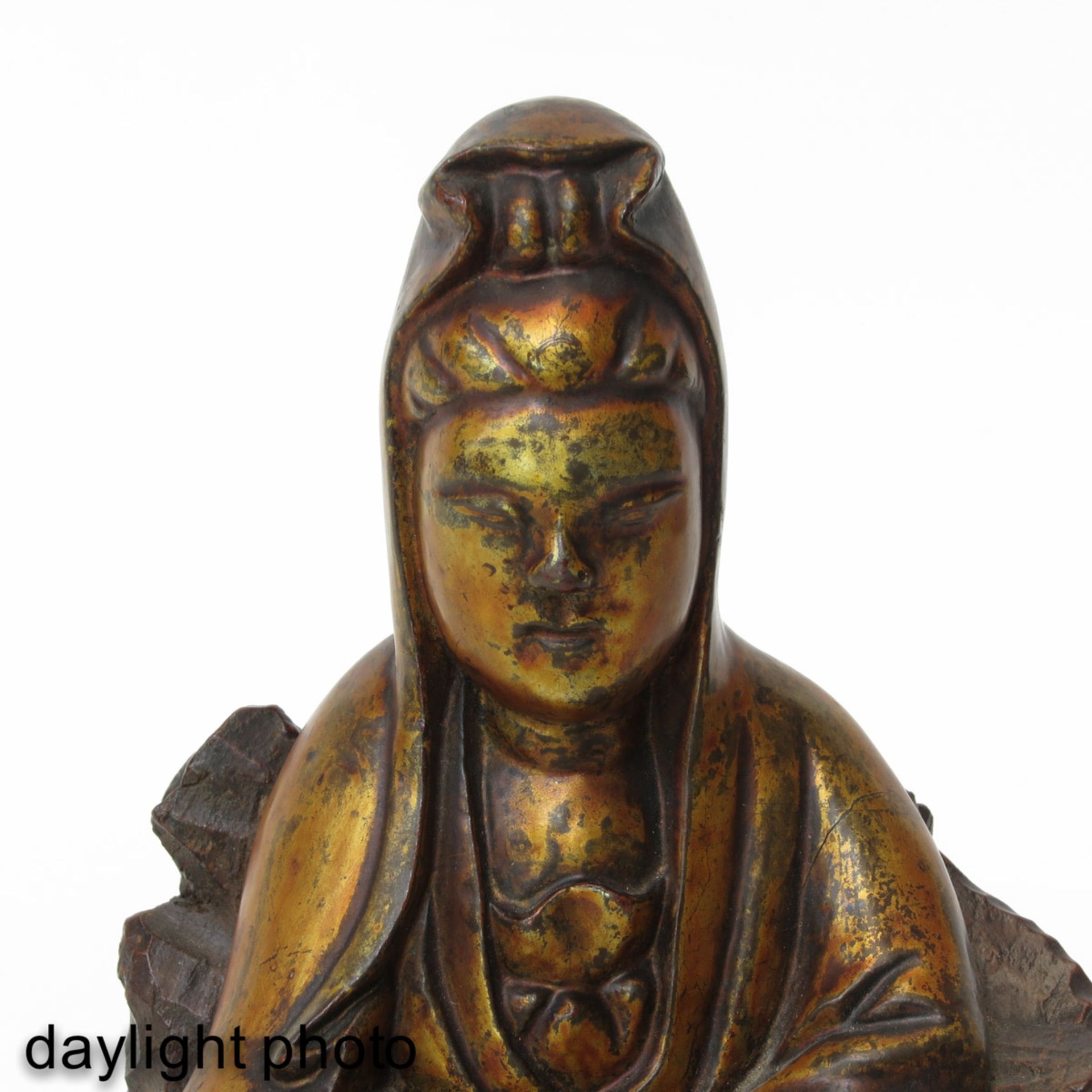 A Carved Wood Quanyin - Image 9 of 9