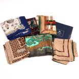 A Collection of Silk Scarves