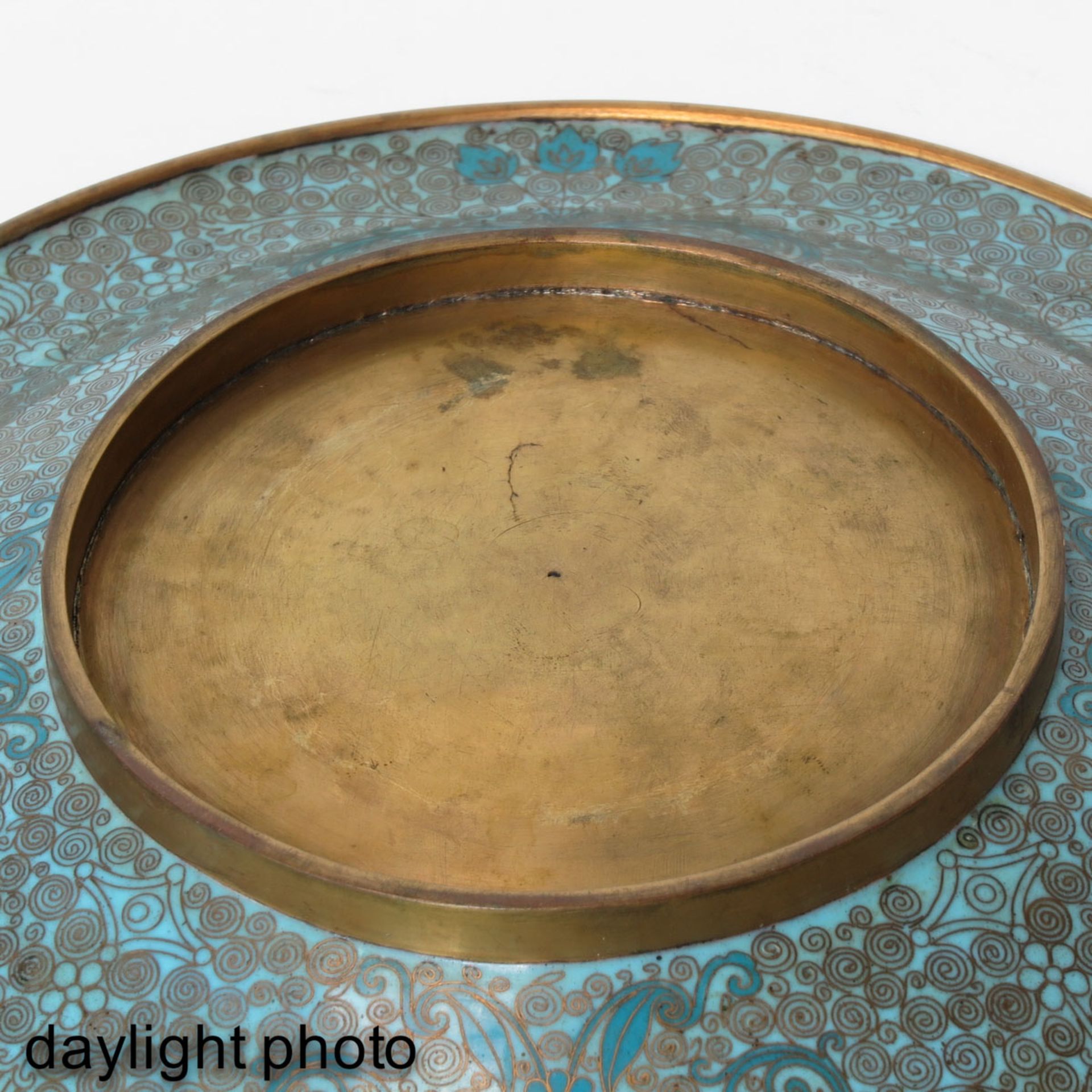 A Cloisonne Dish - Bild 4 aus 5