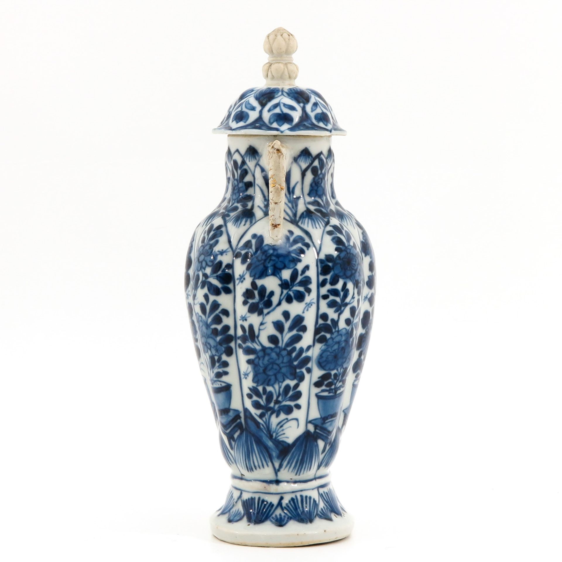 A Blue and White Vase with Cover - Image 2 of 10
