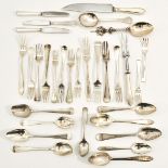 A Collection of Silver Cutlery