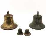 A Lot of 4 Copper Bells