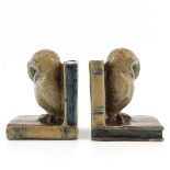 A Pair of Figural Bookends