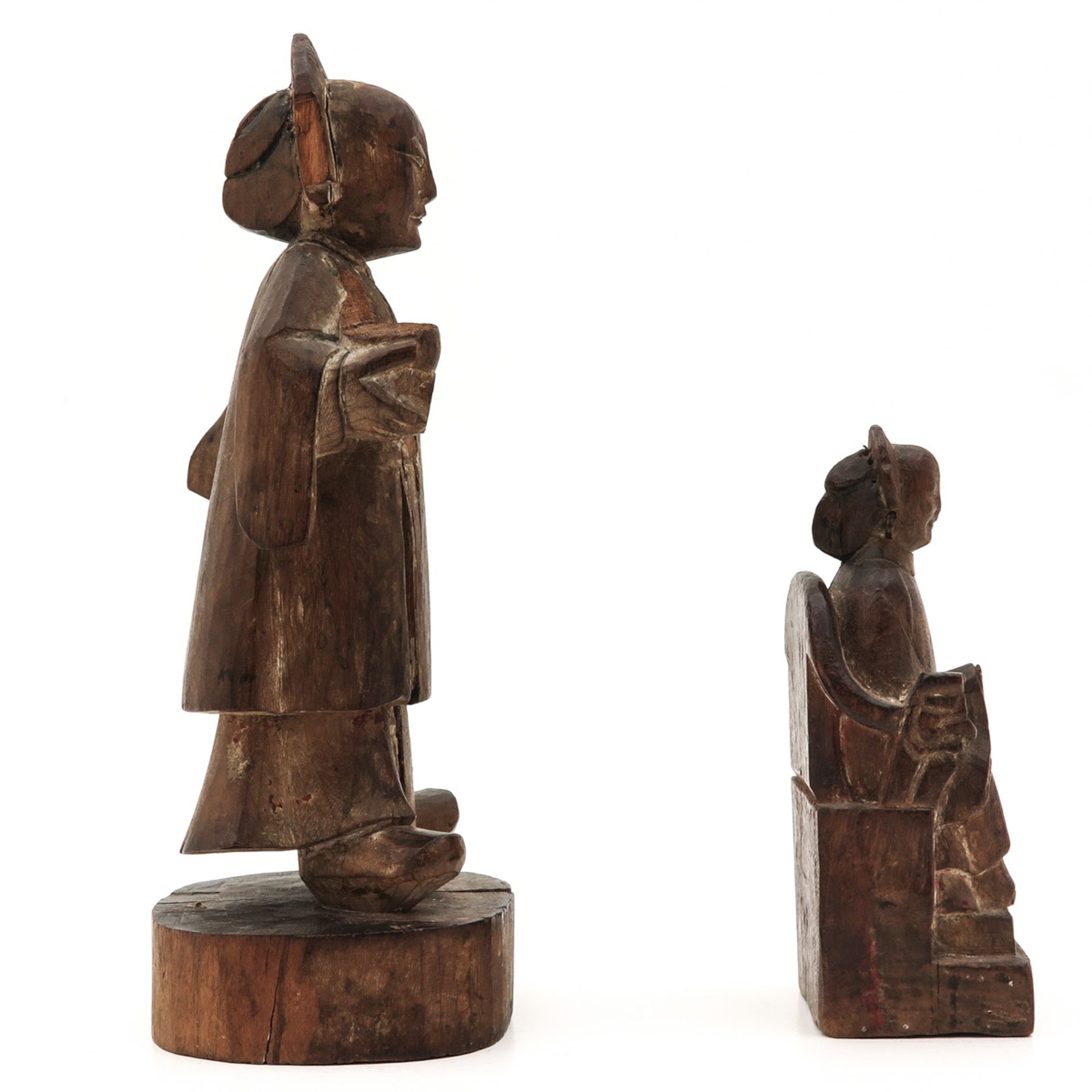 Two Wooden Sculptures - Bild 4 aus 10