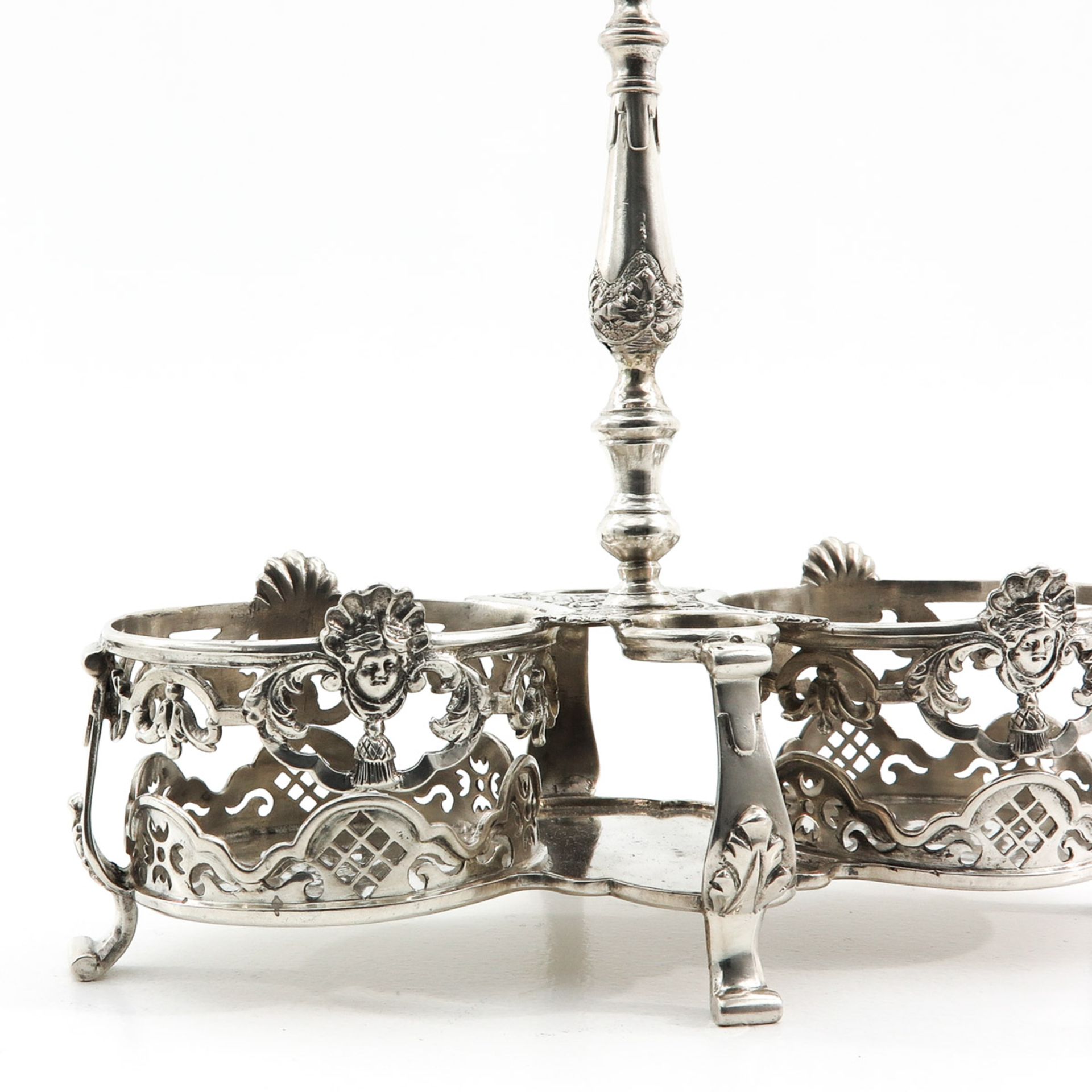 A Silver Oil and Vinegar Set - Image 10 of 10