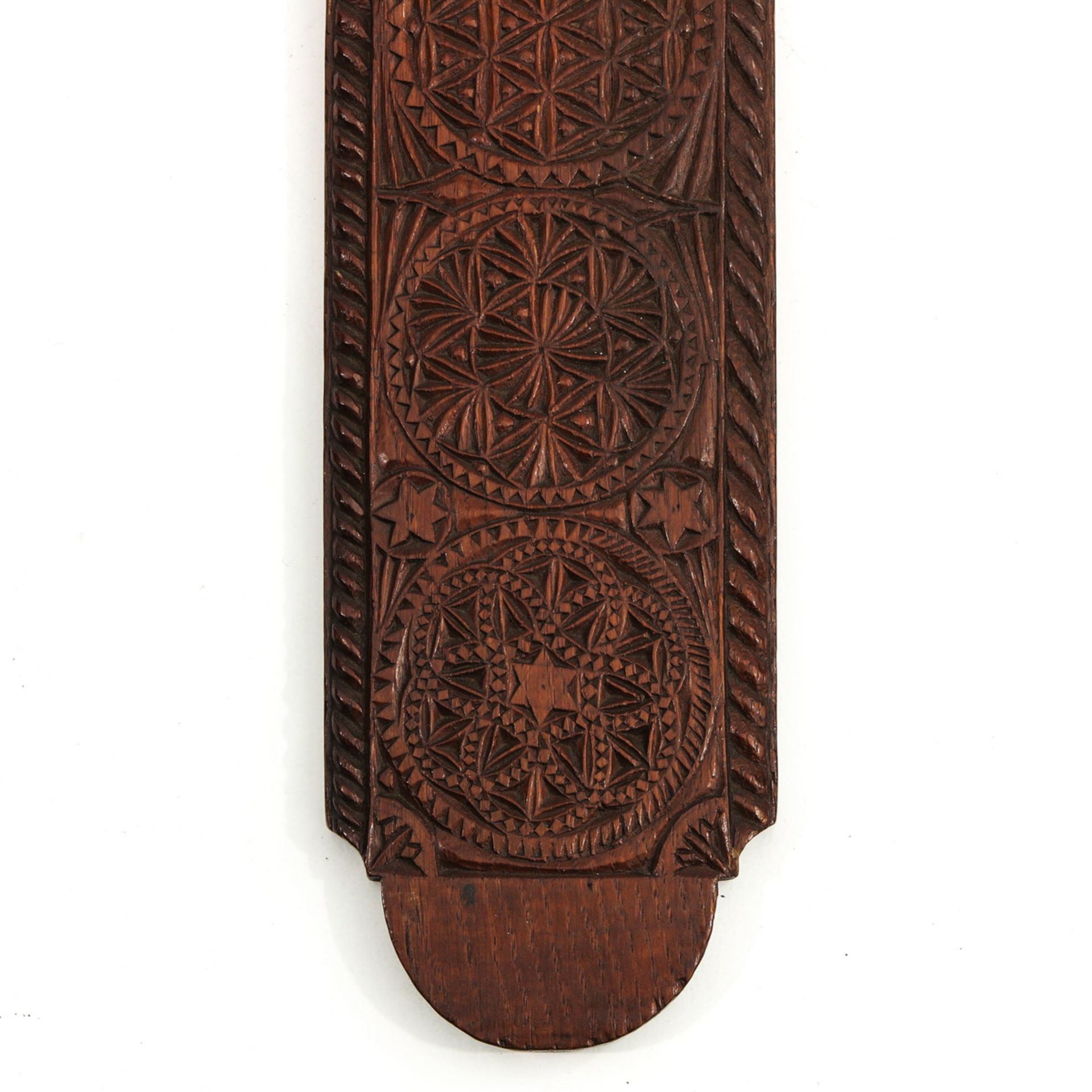 A Carved Dutch Mangle board - Bild 5 aus 5