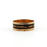 An English Mourning Ring