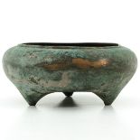 A Bronze Tripod Censer