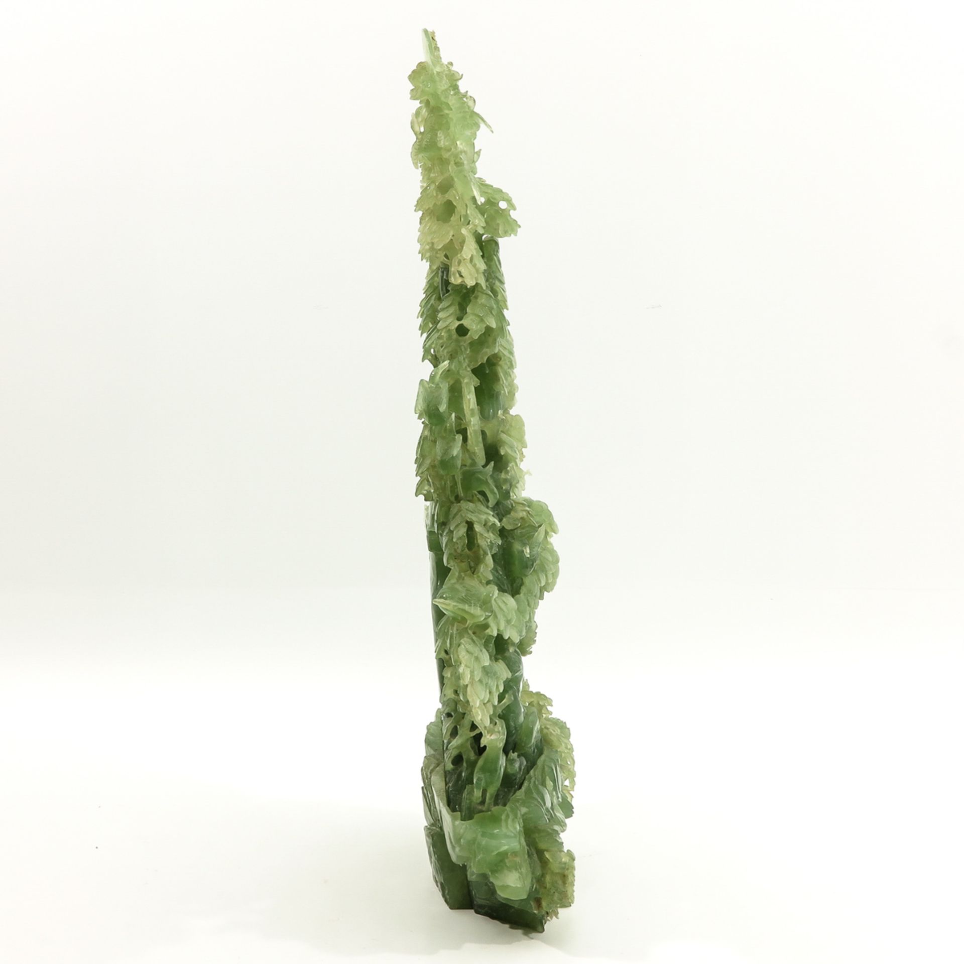 A Large 4 Piece Jade Sculpture - Bild 4 aus 10