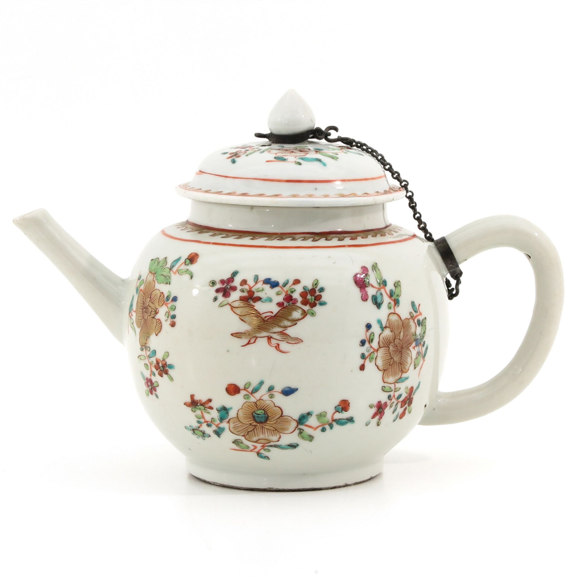 A Famille Rose Teapot