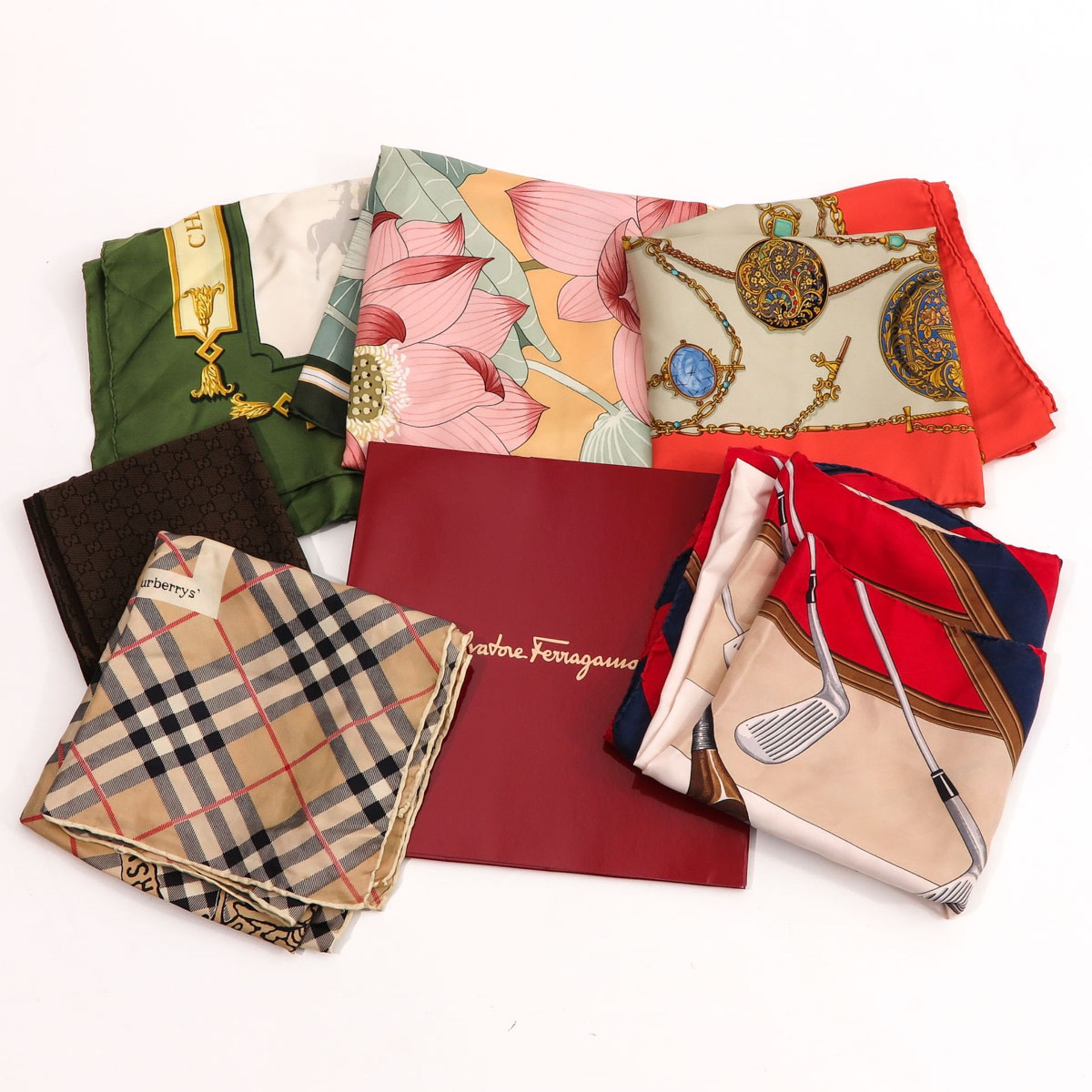 A Collection of Silk Scarves
