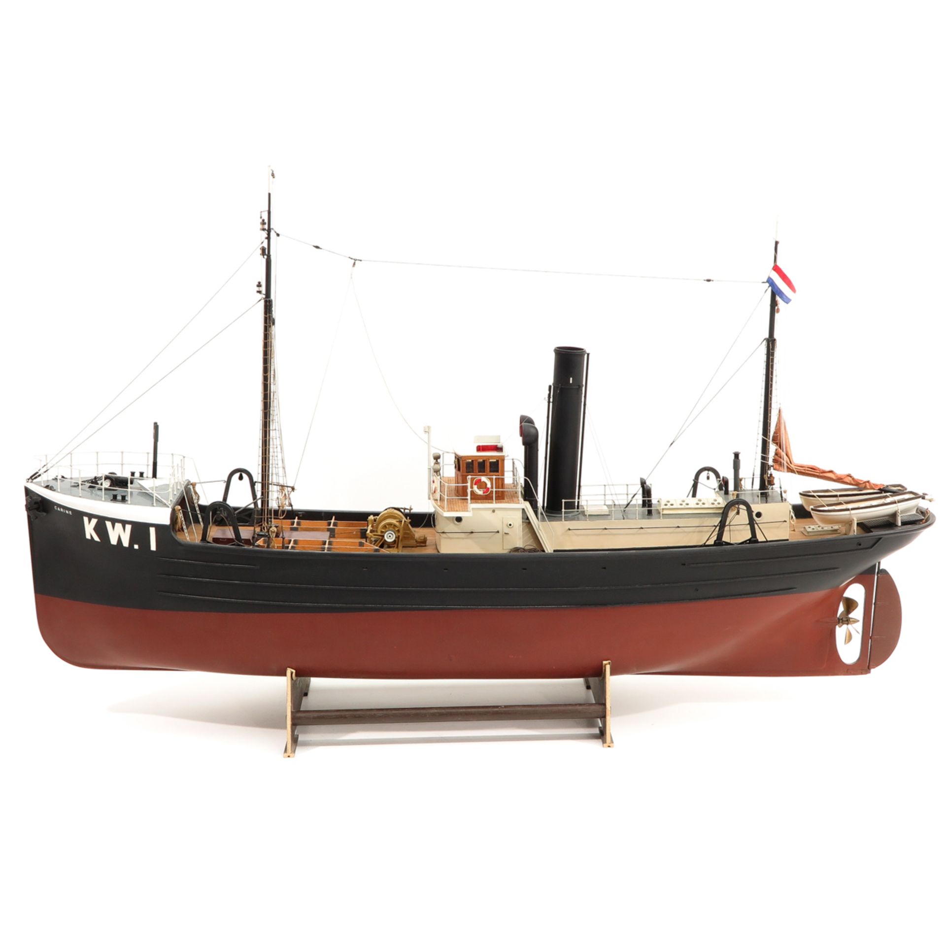 A Wood and Plastic Model Ship