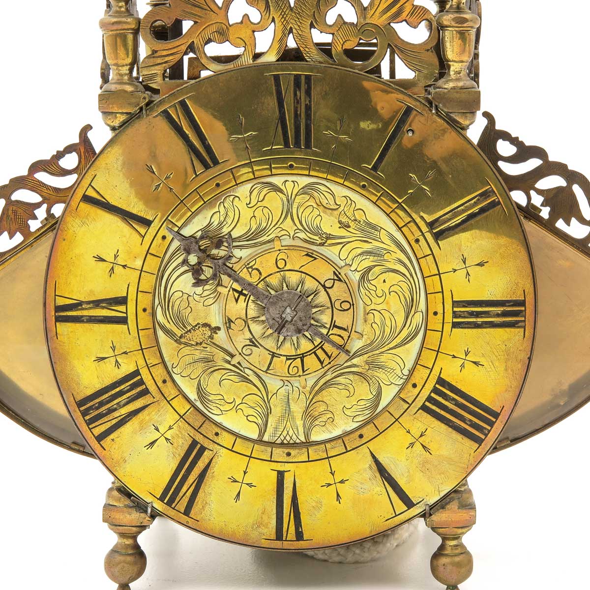 English wing lantern clock - Image 5 of 6