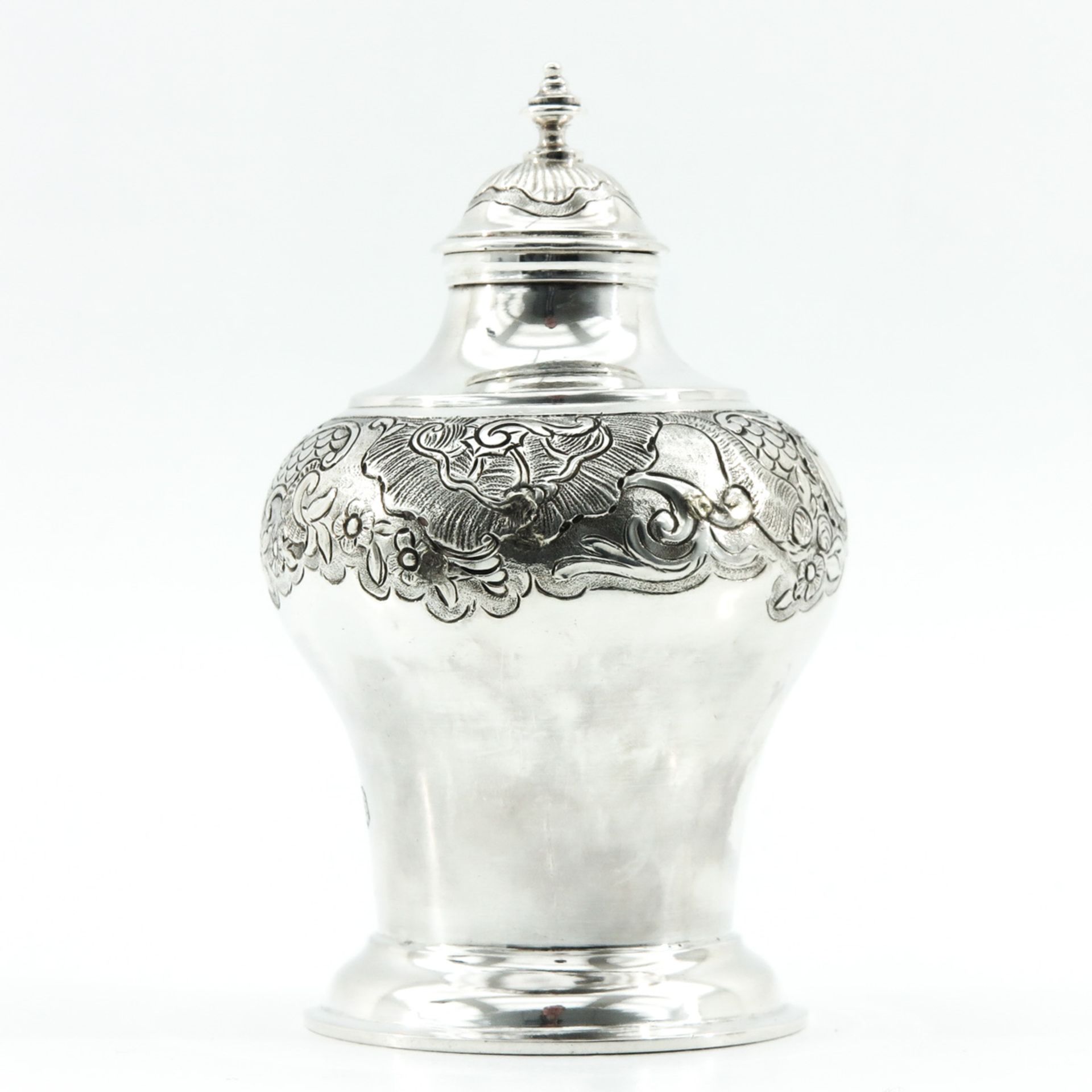 A Silver Tea Caddy - Image 2 of 10