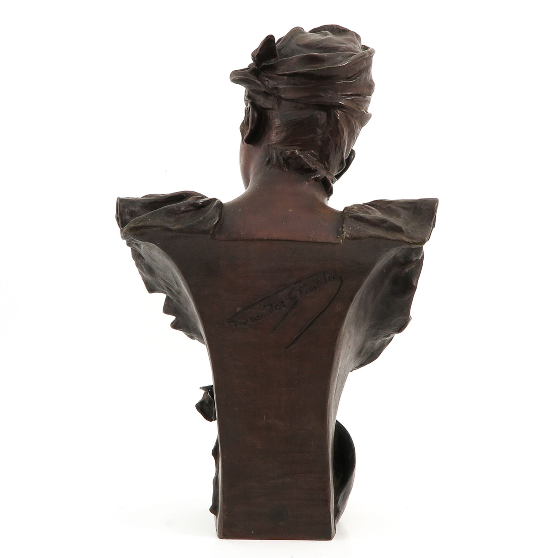 A Signed Bronze Sculpture - Bild 3 aus 9