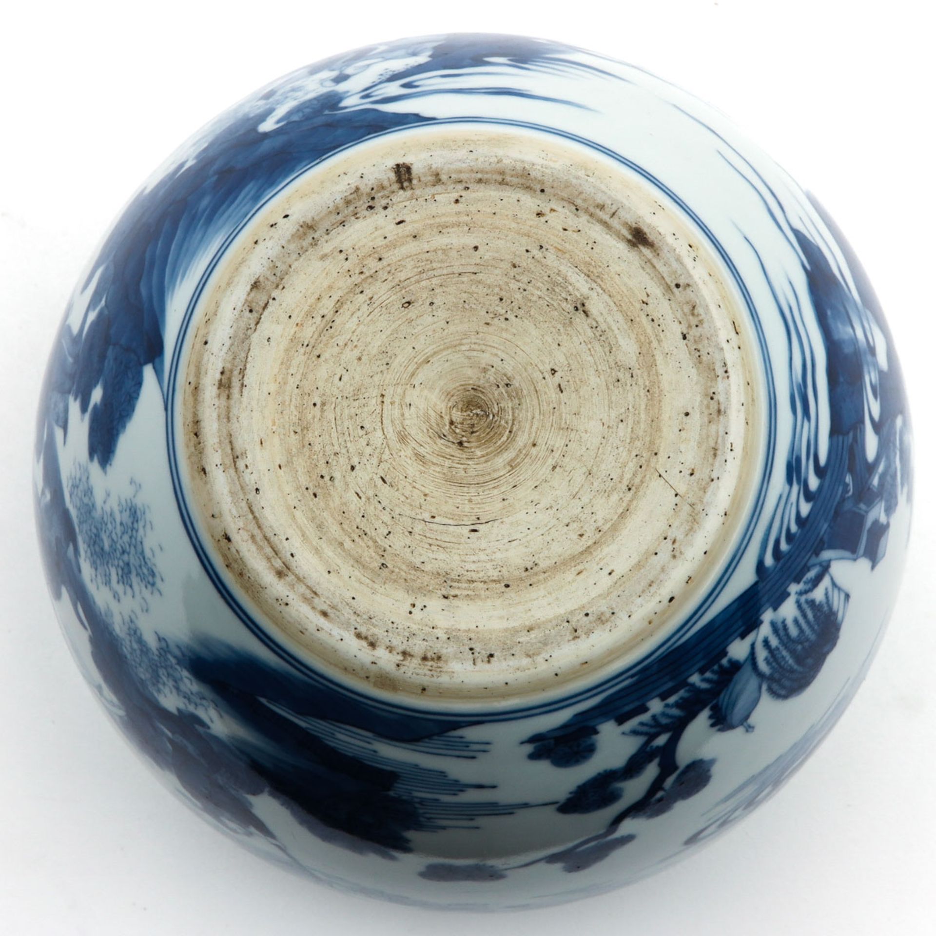 A Blue and White Cache Pot - Bild 6 aus 9
