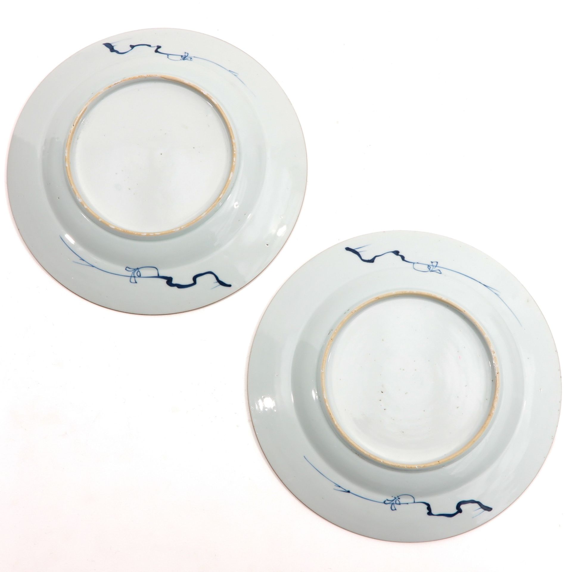 A Pair of Blue and White Plates - Bild 2 aus 9