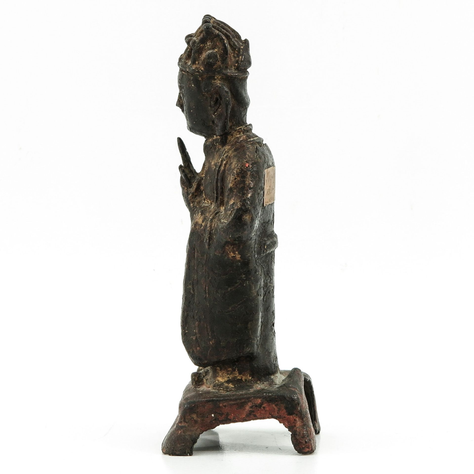 A Bronze Ming Sculpture - Bild 2 aus 10