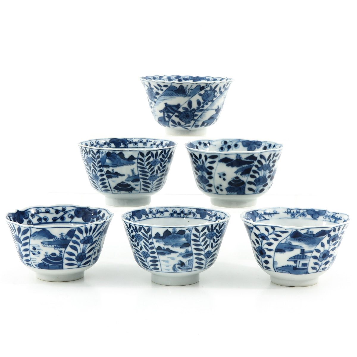 A Set of 6 Cups and Saucers - Image 4 of 10