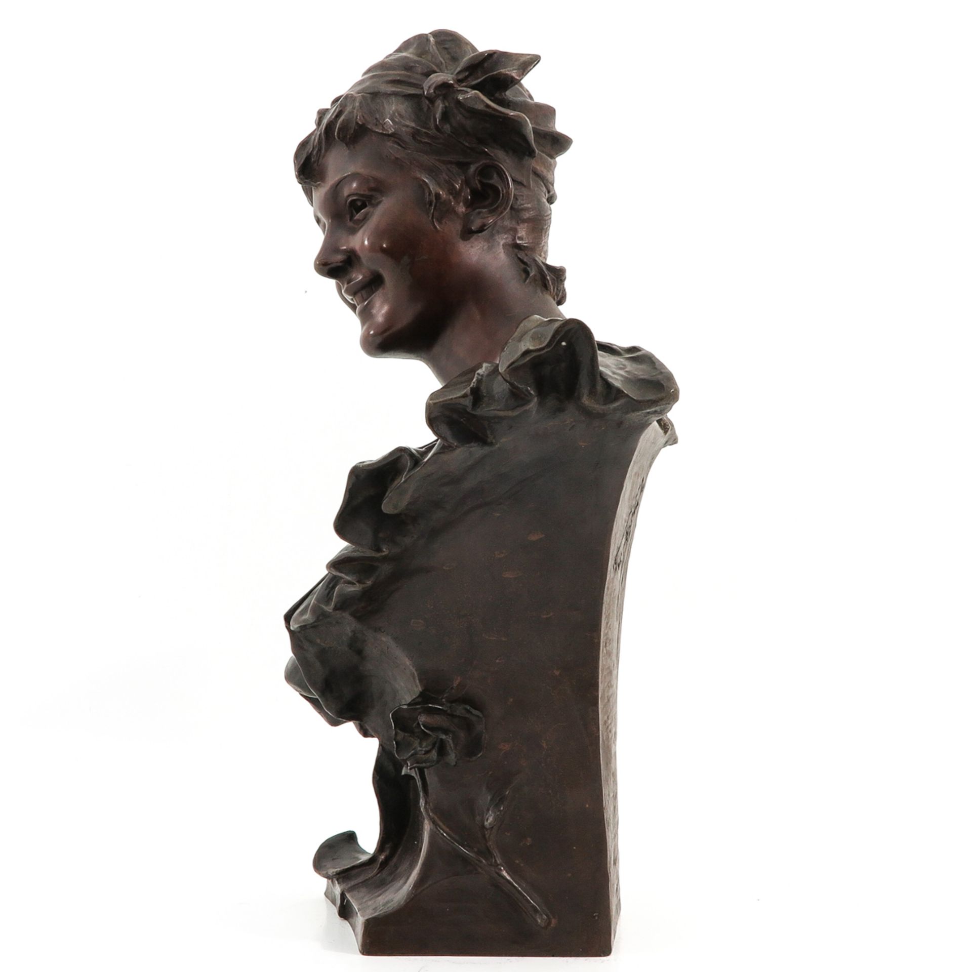 A Signed Bronze Sculpture - Bild 2 aus 9