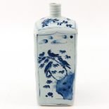 A Blue and White Gin Bottle