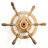 A Brass Steering Wheel