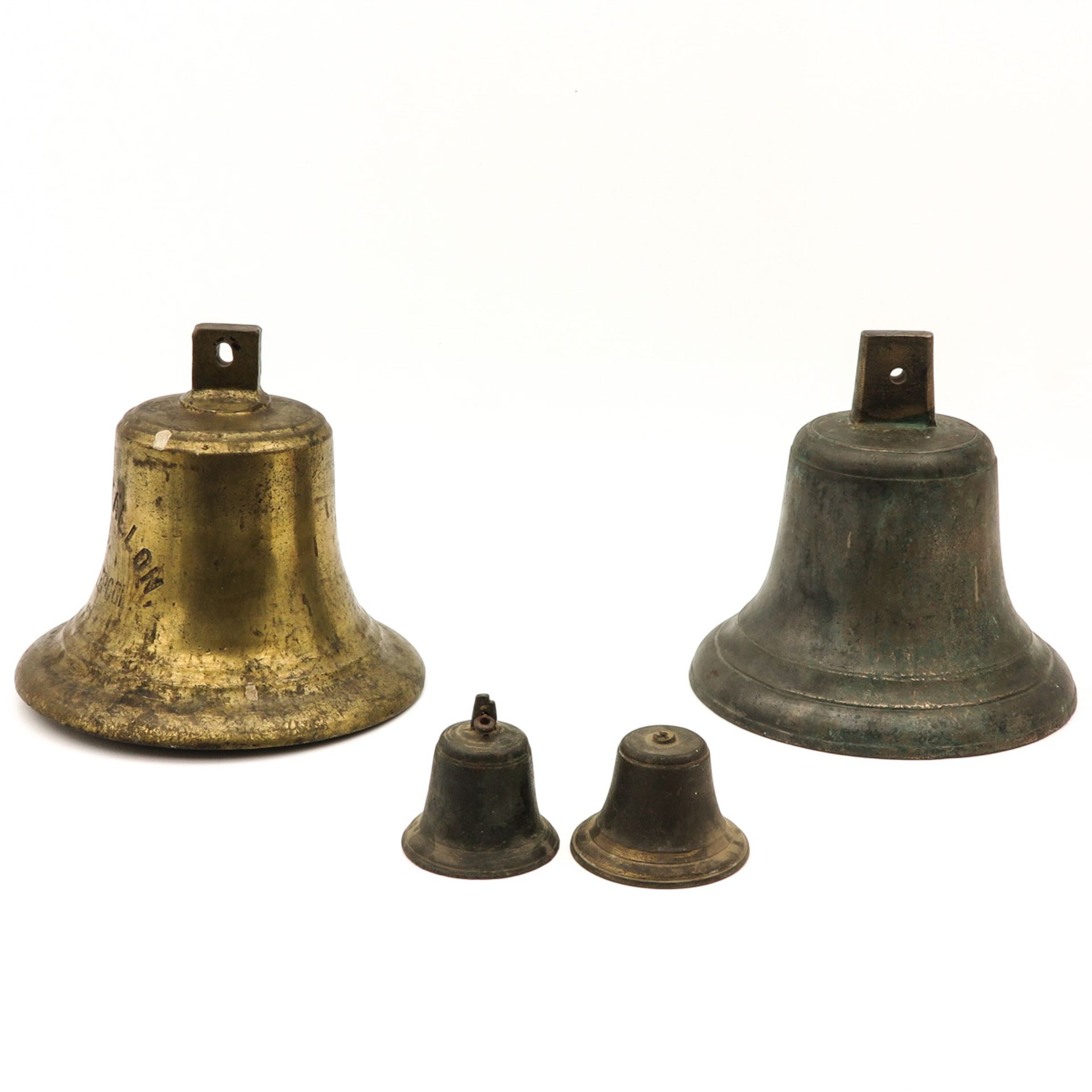 A Lot of 4 Copper Bells - Image 2 of 7