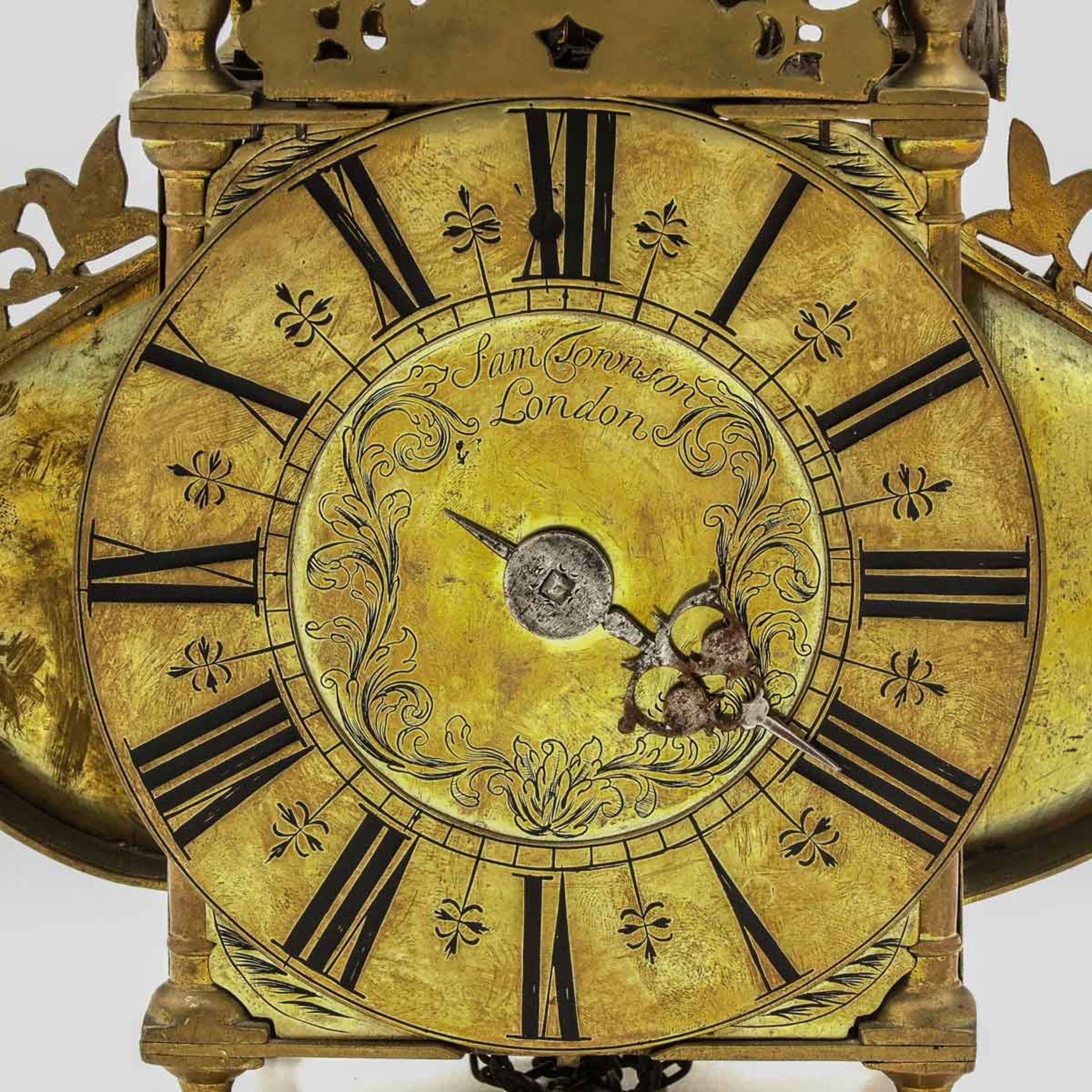 An English Wing Lantern Clock - Image 5 of 6