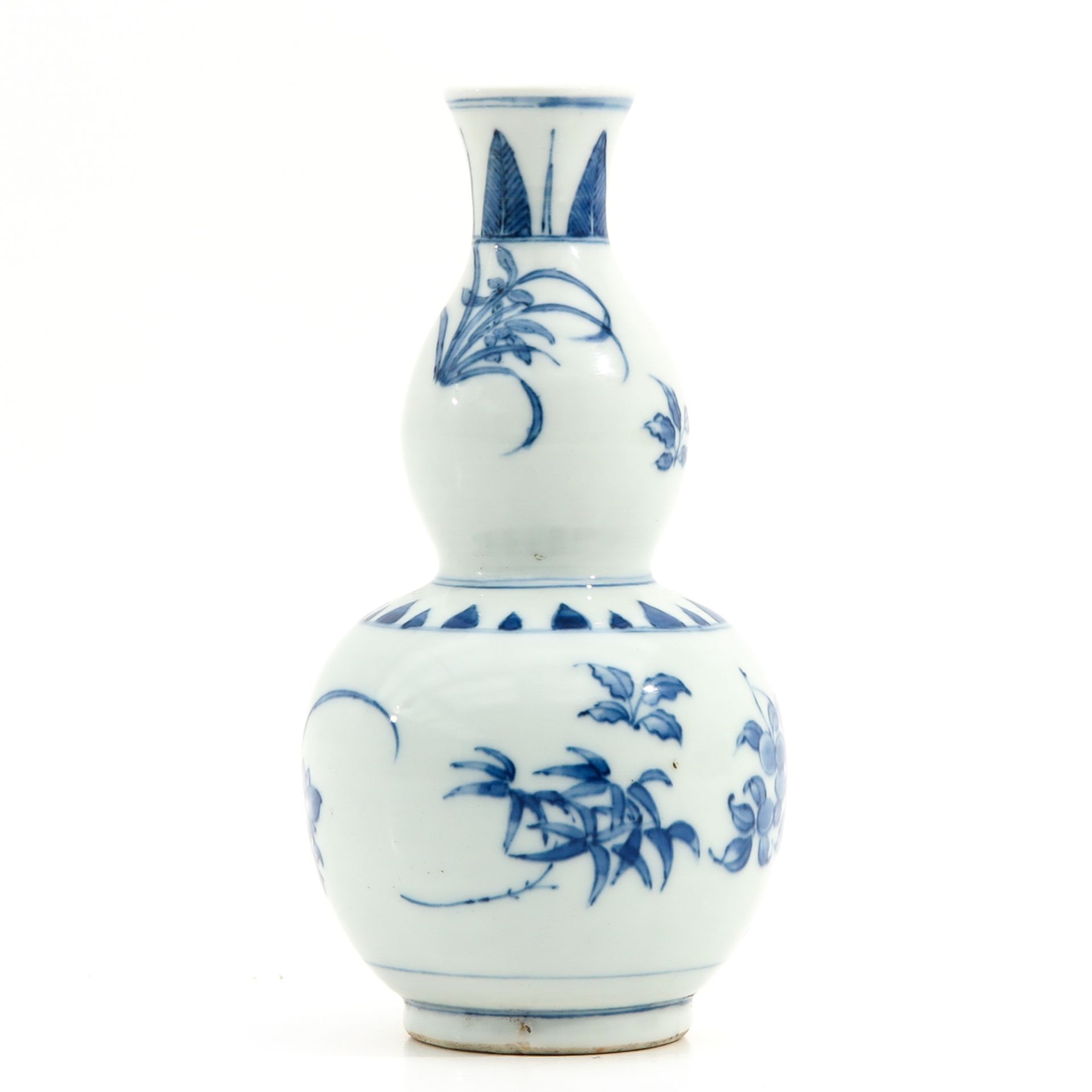 A Blue and White Gourd Vase - Bild 2 aus 9