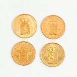 A Collection of 4 Gold Coins