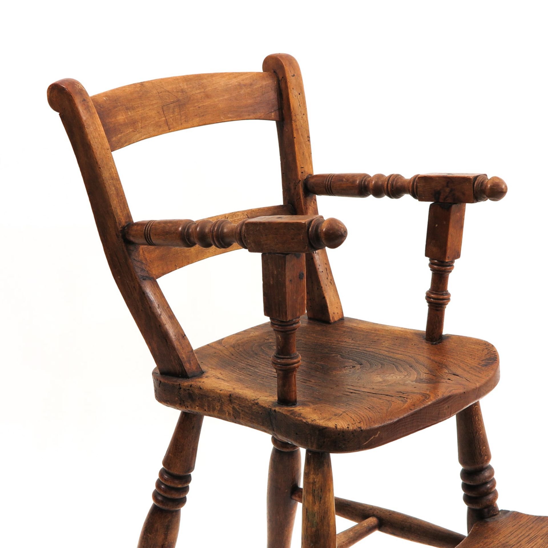 An Antique High Chair and Potty Chair - Bild 4 aus 8