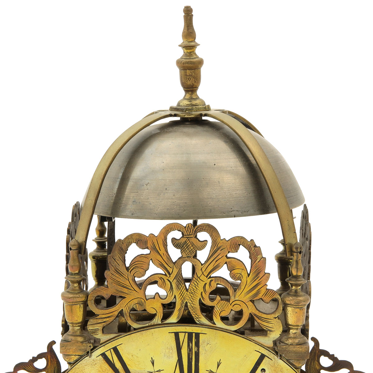 English wing lantern clock - Image 6 of 6