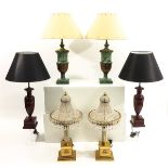 A Lot of 3 Table Lamps