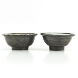 A Pair of Polychrome Bowls