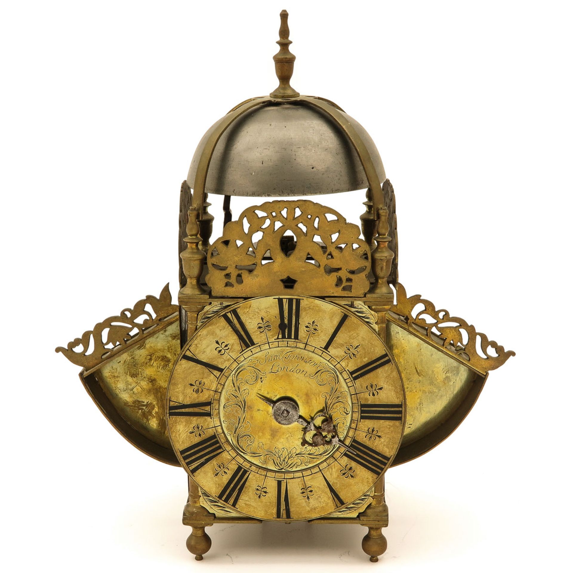 An English Wing Lantern Clock