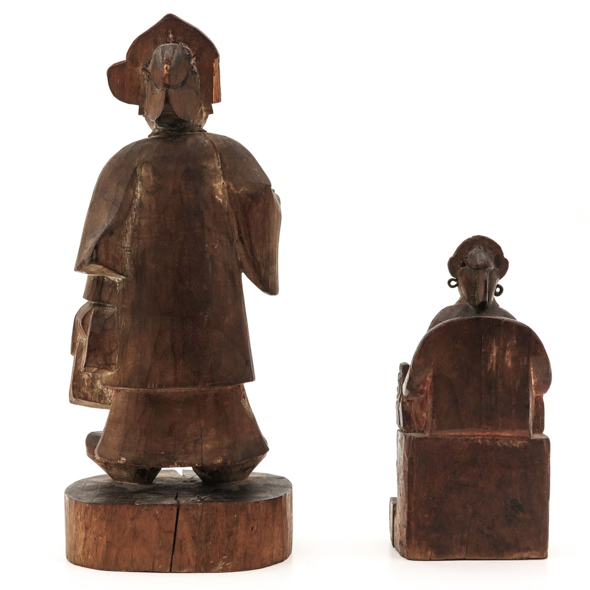 Two Wooden Sculptures - Bild 3 aus 10