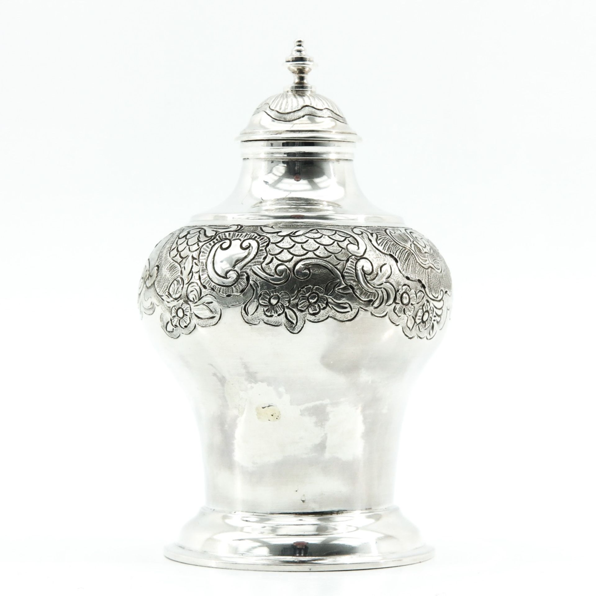 A Silver Tea Caddy - Image 3 of 10